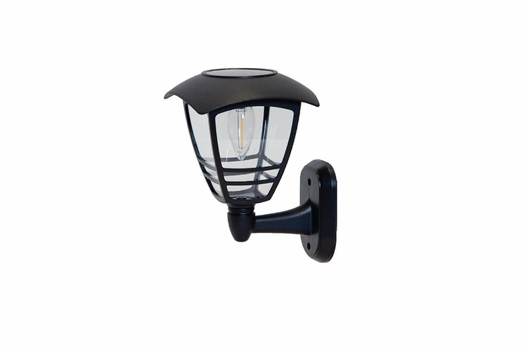 Solar tuin wandlamp rond Hyundai led 3 solar tuinwandlampen van