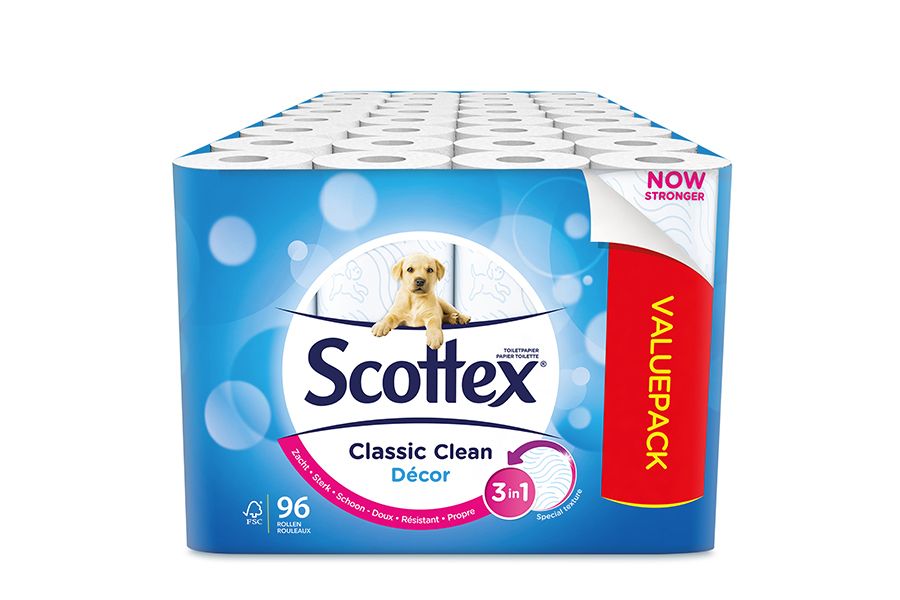 Scottex: 96 rollen toiletpapier