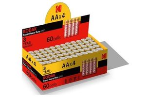 60 AA-batterijen van Kodak 