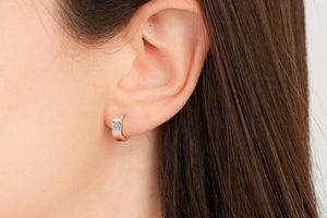 Roségoudkleurige oorbellen van Yolora