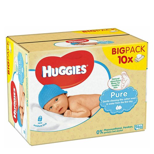 Babydoekjes van Huggies (10 x 56 stuks)