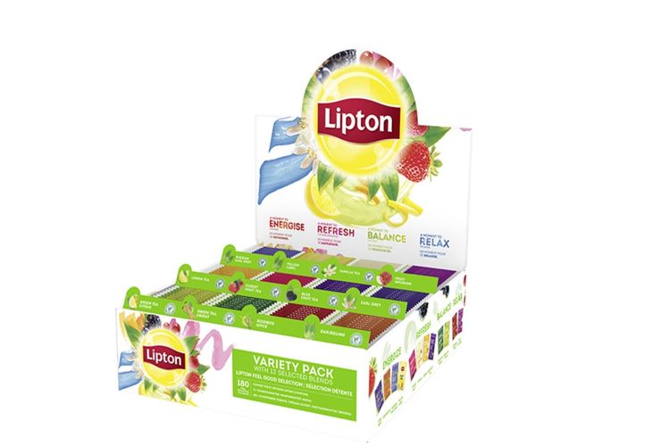 Lipton Theedoos - 180 theezakjes van Lipton (12 verschillende VakantieVeilingen.nl | Bied mee